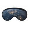 Earth from The Outer Space Travel Eye Mask Blackout Eye Mask for Sleeping Airplane Eyemask with Adjustable Strap Sleep Masks for Women Men Soft Night Blindfold Eyemask view 2