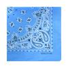 KMGDM Breathable Stylish Cotton Bandana for Outdoor Sports Hiking Cycling Travel, Blue, 5555cm view 1