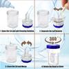 CADEVED Contact Lens Case Kit with Cleaner Washer, Contact Lenses Applicator Removal Tool Kit with Mirror Solution Bottle for Daily and Outdoor Use(Blue) view 3
