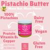 Nutchio Pistachio Butter 8 oz 100% Roasted Pistachios, Smooth Natural Spread | Keto, Vegan, Gluten-Free Nut Butter | No Added Sugar, No Added Oils, No Preservatives view 3