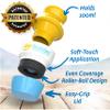 Solar Buddies Sunscreen Applicator Full Green & Blue Duo BPA-Free Refillable Roll-on Sponge for Sunscreens & Lotions For Kids, Adults & Families 3.4Fl Oz Perfect for Travel view 2