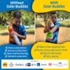 Solar Buddies Sunscreen Applicator Full Green & Blue Duo BPA-Free Refillable Roll-on Sponge for Sunscreens & Lotions For Kids, Adults & Families 3.4Fl Oz Perfect for Travel view 3