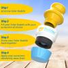 Solar Buddies Sunscreen Applicator Full Green & Blue Duo BPA-Free Refillable Roll-on Sponge for Sunscreens & Lotions For Kids, Adults & Families 3.4Fl Oz Perfect for Travel view 4
