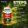 VAITE Niacin (Vitamin B3) 1000mg Supplement Antioxidant & Energy Support, Nicotinic Acid for Nutrient Conversion & Skin Hydration, Sugar-Free, 60 Vegan Gummies, Non-GMO, Daily Chewable view 4