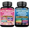 ALongDeng Soothe-Smooth Bundle,Soothe & Smooth Bundle Multivitamin Combo, Cortisol Support Myo-Inositol Multivitamin Combo with Magnesium Glycinate, Ashwagandha, L-Theanine & Herbal Blend - D view 1