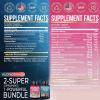 ALongDeng Soothe-Smooth Bundle,Soothe & Smooth Bundle Multivitamin Combo, Cortisol Support Myo-Inositol Multivitamin Combo with Magnesium Glycinate, Ashwagandha, L-Theanine & Herbal Blend - D view 2