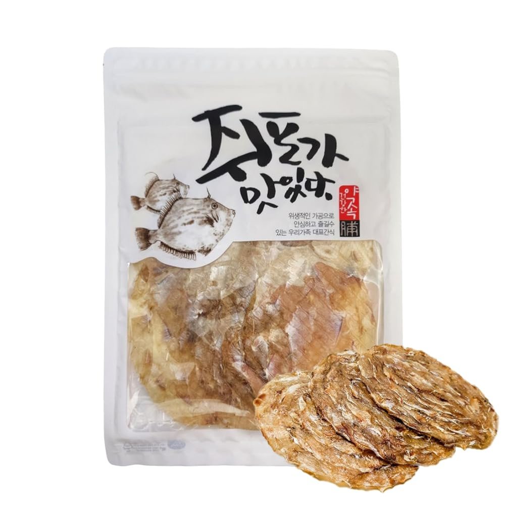 Filefish Fillet Jerky High in Protein Dried Fish Snack Korean Roasted File Fish Jwipo 150g