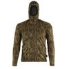 Insect Shield ElimiTick Lightweight AeroFlex Half Zip 4 Way Stretch Long Sleeve Shirt (Small, Mosy Oak New Bottomland) view 1