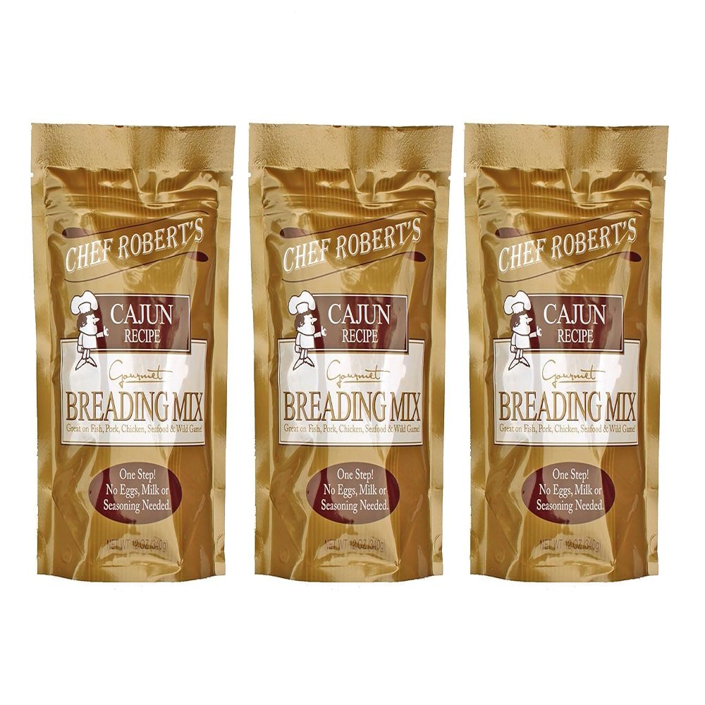 Chef Robert's Gourmet Breading Mix 3-Pack (Cajun)