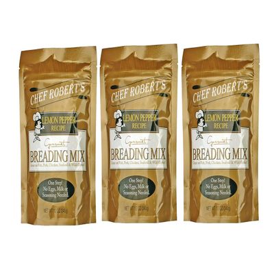 Chef Robert's Gourmet Breading Mix 3-Pack (Lemon Pepper)