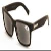 V.W.E. Large Men Tinted Square Reading Sunglasses - UV400 Protection Full Lens Reader ZT112 (Black/Black, 1.25, x) view 1