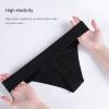 CJSGY Incontinence Underwear Thongs for Women, Ladies Reusable Protective Briefs, Washable Thong Panties, 3Pcs,A,S view 2
