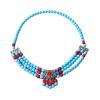 EUVAROMEX Bohemian Tibetan Style Retro Headdress Ethnic Forehead Chain for Festivals and Photos/270 view 1