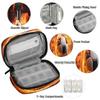 Pill Organizer Box Football Flame Creative 7-Day Weekly Medicine Pill Case Travel Pill Container Portable Pill Holder Storage Purse Bag Small Compact Size for Vitamin Supplement Birth Control view 3