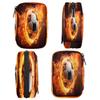Pill Organizer Box Football Flame Creative 7-Day Weekly Medicine Pill Case Travel Pill Container Portable Pill Holder Storage Purse Bag Small Compact Size for Vitamin Supplement Birth Control view 4