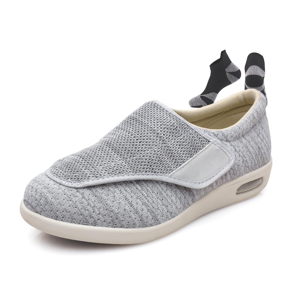 2025 Diabetic Shoes,Wide Range Breathable Plus Size Shoes That Can Be Worn On Edematous Feet(Gray,6.5US)