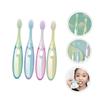 PartyKindom 4pcs Boys and Girls Tooth Brush Set Soft Bristles Training Brush for Toddlers Fine Craftsmanship Gentle Cleaning Portable Care view 3