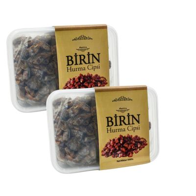 Sugar-Free, Premium Dried Chopped Turkish Palm Chips, Natural Palm Fruit, 1.10 lb/500g, Pack Of 2
