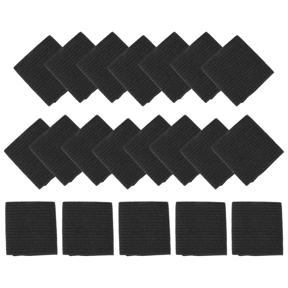 HOLIDYOYO 20pcs Elastic Finger Protectors for Fishing Compression Sleeves for Adults Black Finger Braces Comfortable Support for Sports and Outdoor Activities