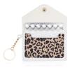 1 Pack Birth Control Pill Case Sleeve Packet 4.3 X 3 Inch PU Leather Wallet Pill Holder Privacy Protection Birth Control Pill Wallet with Key Ring for Pill Card Organizer, White view 1