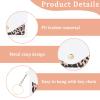 1 Pack Birth Control Pill Case Sleeve Packet 4.3 X 3 Inch PU Leather Wallet Pill Holder Privacy Protection Birth Control Pill Wallet with Key Ring for Pill Card Organizer, White view 3