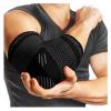 HDNSAUD 1PCS Elastic Elbow Brace Arm Sport Support Elbow Sport Safety Breathable Arm Sleeve Elbow Pads Compression(1PC black,M) view 1