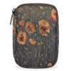 Pill Organizer Box Flower Retro Poppy 7-Day Weekly Medicine Pill Case Travel Pill Container Portable Pill Holder Storage Purse Bag Small Compact Size for Vitamin Supplement Birth Control view 1