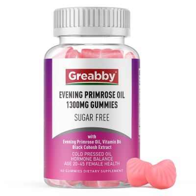 Evening Primrose Oil for Women, 1300mg, PMS Relief Supplements, 60 count