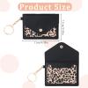 1 Pack Birth Control Pill Case Sleeve Packet 4.3 X 3 Inch PU Leather Wallet Pill Holder Privacy Protection Birth Control Pill Wallet with Key Ring for Pill Card Organizer, Black view 2