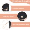 1 Pack Birth Control Pill Case Sleeve Packet 4.3 X 3 Inch PU Leather Wallet Pill Holder Privacy Protection Birth Control Pill Wallet with Key Ring for Pill Card Organizer, Black view 3