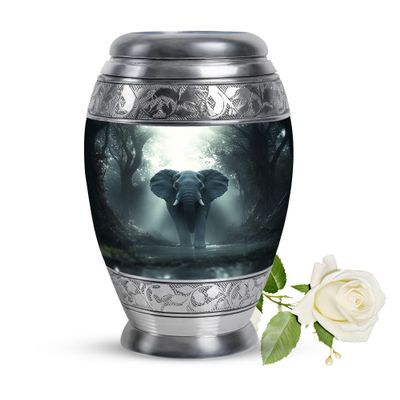 LEXFAY Elephant Cremation Urns for Women - Decorative Urns for Adult Male - Small Keepsake 3 Inch