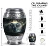 LEXFAY Elephant Funeral Urns for Human Ashes Adult Female - Cremation Urns for Men Combo of 3 view 2