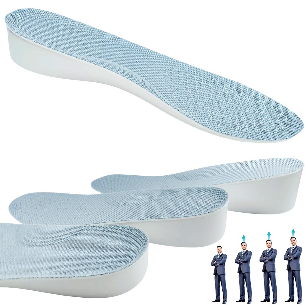 Heel Lifts for Women,Height Boosting Insoles for Men,Taller Shoes Inserts for Height Increasing shoes,Brandone Height Insoles 3 Inch,Shoe Lifts for Uneven Legs,Highpads 2.0 (10.43''Lx2.4''UP) (1 Pair)