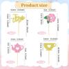 12 PCS Tea Party Cupcake Toppers, Teapot and Floral Theme Cake Decor for Afternoon Tea, Baby Showers, or Garden Themed Parties view 2