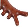 COLLBATH Ergonomic Handle Wooden Scalp Massage Comb Hair Massager Scalp Scrubber Curly Hair Comb view 3