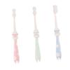 Healeved 3pcs Cartoon Boy Girl's Toothbrush Soft Bristle Oral Care for Boys and Girls Wheat Straw Material Ergonomic Design for Little Hands Nordic view 1