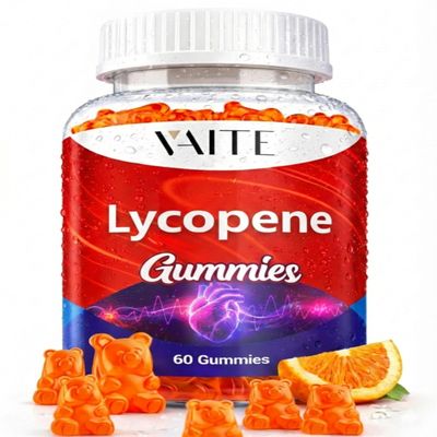 VAITE Lycopene Supplements for Men & Women 75mg Gummies - Antioxidant | General Wellness | Supports Skin & Vision | Daily Vitality | Plant-Based, Sugar-Free, 60 Vegan Gummy Chews, Non-GMO, Chewables