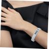 BESPORTBLE 6pcs Silicone Bracelets Inspirational Words Elastic Wristbands for Fashionable Hand Jewelry for view 4