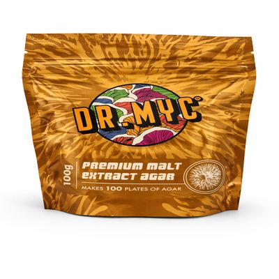 DrMyc.com Premium Malt Extract Agar (MEA) for Wood & Dung Lovers. Complete with Step-by-Step Instructions. Designed for Dung & Wood Lovers. Makes 80-120 Plates