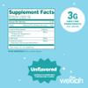 Wellah Creatine for Women - Creatine Monohydrate with Dandelion & Cranberry Extract (100 Servings, Unflavored) view 2