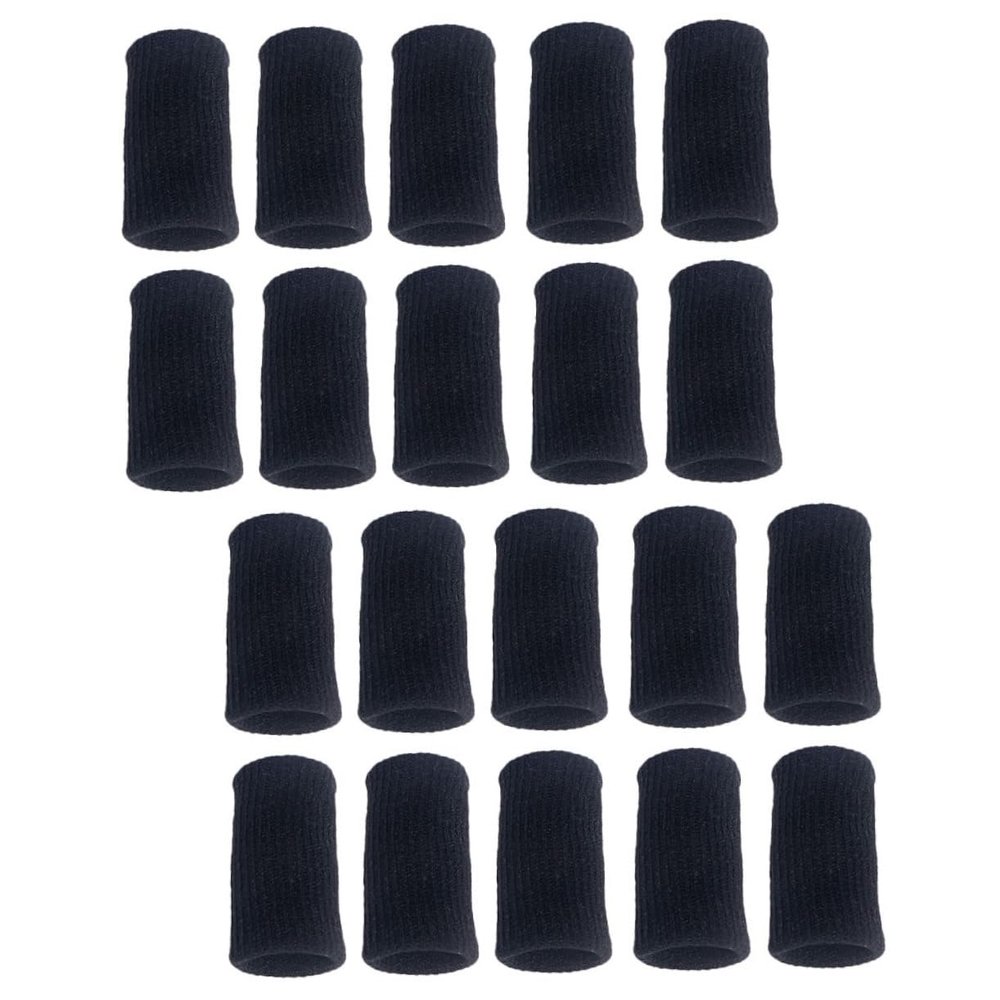 PartyKindom 30pcs Finger Covers for Sports Elastic Finger Sleeves for Volleyball Basketball Outdoor Activities Breathable Protective Braces for Joint Stability and Comfort