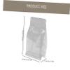 UTHCLO 20pcs Insulated Reusable Tea Bags Food Packaging Bags for Loose Tea Dry Snacks Bakery Takeout view 2