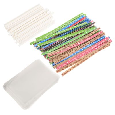 SHOWERORO 1set Lollipop Packing Candy Wrapping Bags for Party Favors Treats Accessories Adorable Design for Boys and Girls Birthdays and Celebrations