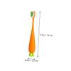 Gatuida 6pcs Carrot Shaped Boy Girl Toothbrush Manual Extra Soft Toothbrushes for Boy Girl Lightweight Portable Attractive Cartoon Design for for Home Travel view 2