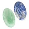 UTHCLO 2pcs Portable Anxiety Worry Stone Facial Scraper Natural Stone Massager for Face Neck Hand view 1