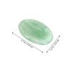 UTHCLO 2pcs Portable Anxiety Worry Stone Facial Scraper Natural Stone Massager for Face Neck Hand view 2