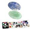 UTHCLO 2pcs Portable Anxiety Worry Stone Facial Scraper Natural Stone Massager for Face Neck Hand view 4