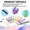 OTDOGUO Tuning Fork Set, 9 PCS Color Tuning Forks for Healing Chakra,Sound Therapy,Keep Body,Mind and Spirit in Perfect Harmony view 2