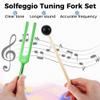 OTDOGUO Tuning Fork Set, 9 PCS Color Tuning Forks for Healing Chakra,Sound Therapy,Keep Body,Mind and Spirit in Perfect Harmony view 3