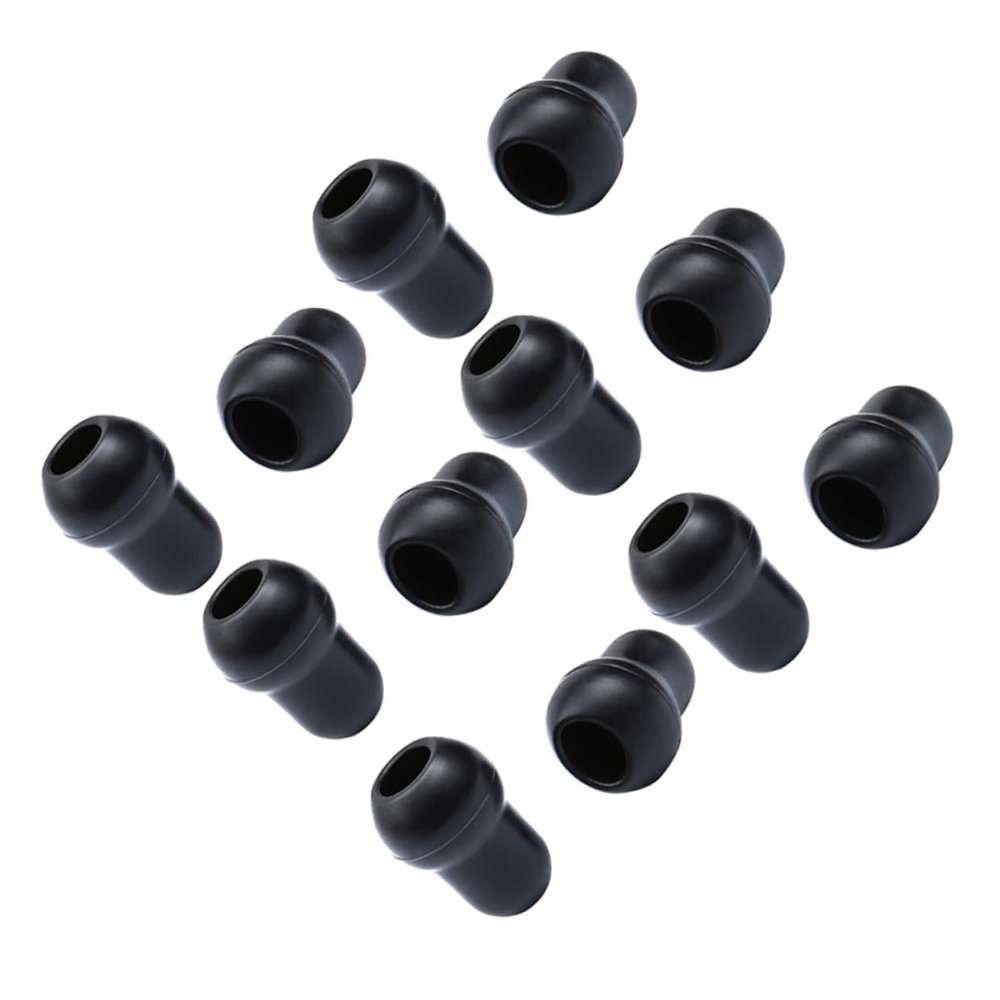 Holibanna 12pcs Silicone Earplugs for 5mm Stethoscope Universal Replacement Earbuds Comfortable Noise-Canceling Accessories